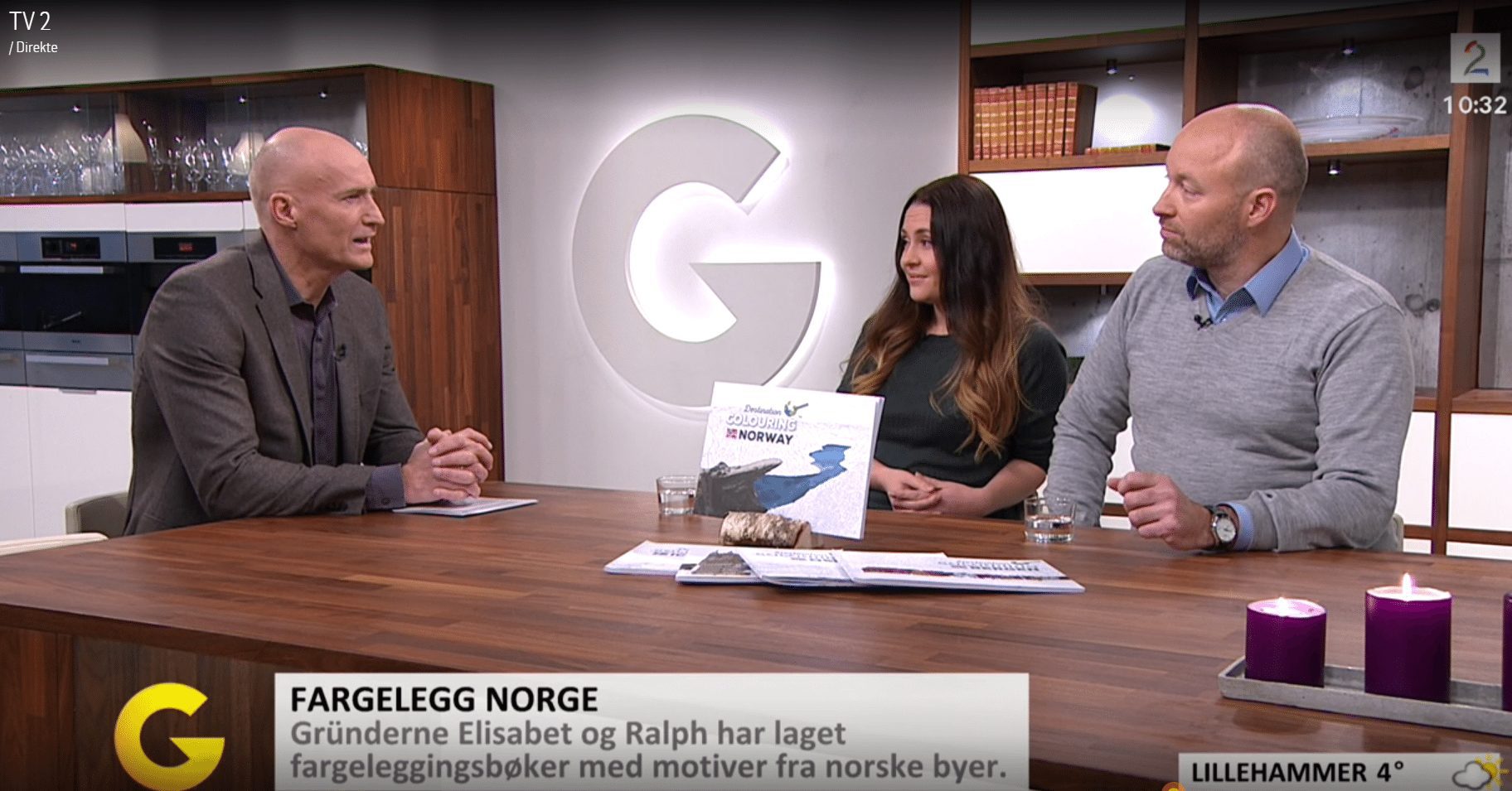 Besøk på God Morgen Norge